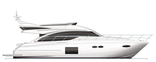 2013 PRINCESS 56 FLY 