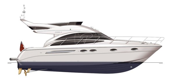 2017 PRINCESS 43 FLY